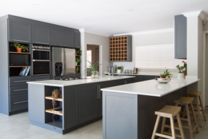 Beautiful modern kitchen with custom features